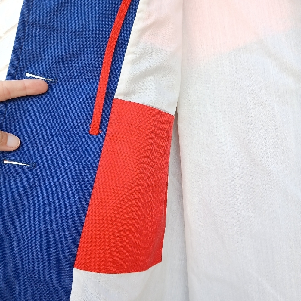 Vintage Misty Harbor Colorblock Coat Trench - Picture 6 of 7